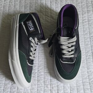 Vans Half Cab Vault Originals  Premiun Green And Purple Men 8.5 Skate 072025